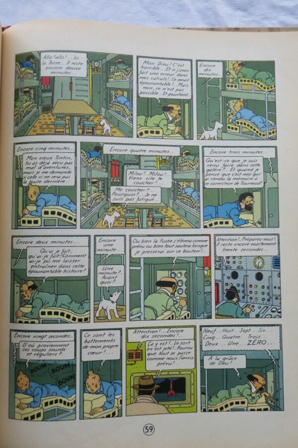 TINTIN HERGE Tintin OBJECTIF LUNE – Image 5