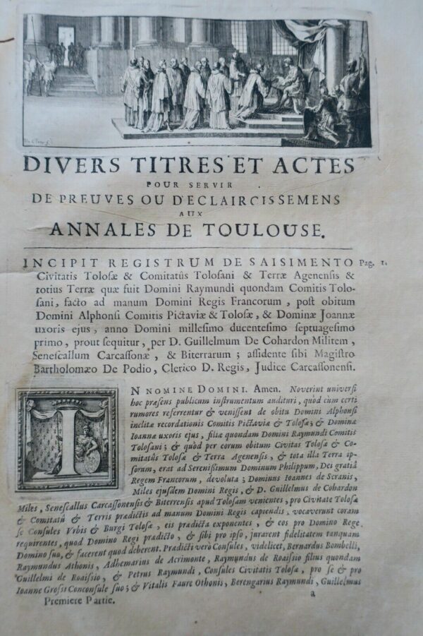 TOULOUSE Annales de la ville de Toulouse depuis la réunion de la Comté 1687 – Image 9