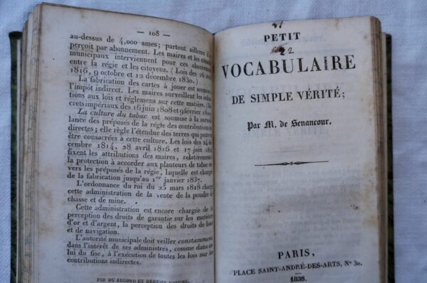 TRAITE D'ECONOMIE SOCIALE,CONSTITUTIONS ET CHARTES,DROIT 1833 – Image 4