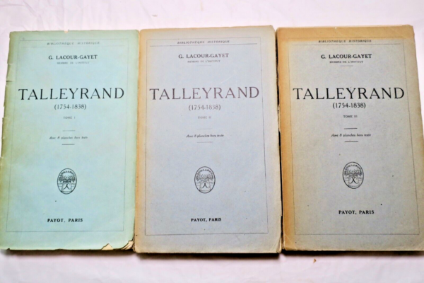 Talleyrand. 1754-1838