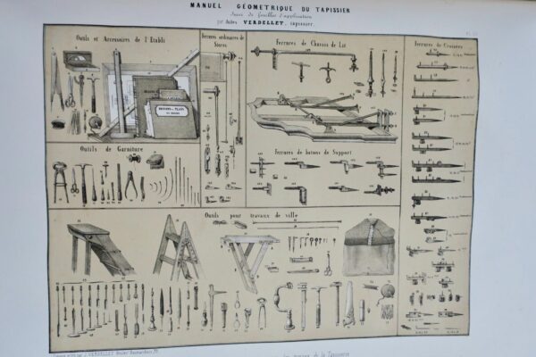 Tapissier manuel géométrique du tapissier 1864 – Image 8