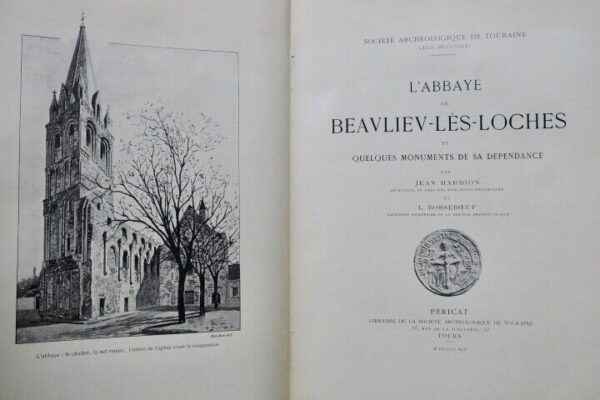 Touraine L'abbaye de Beaulieu-lès-Loches 1914