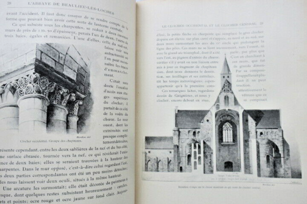 Touraine L'abbaye de Beaulieu-lès-Loches 1914 – Image 9