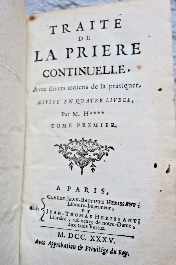 Traité de la prière continuelle 1735 – Image 10