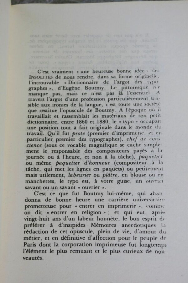 Typographe  Dictionnaire de l'argot des typographes suivi d'un choix ... – Image 10