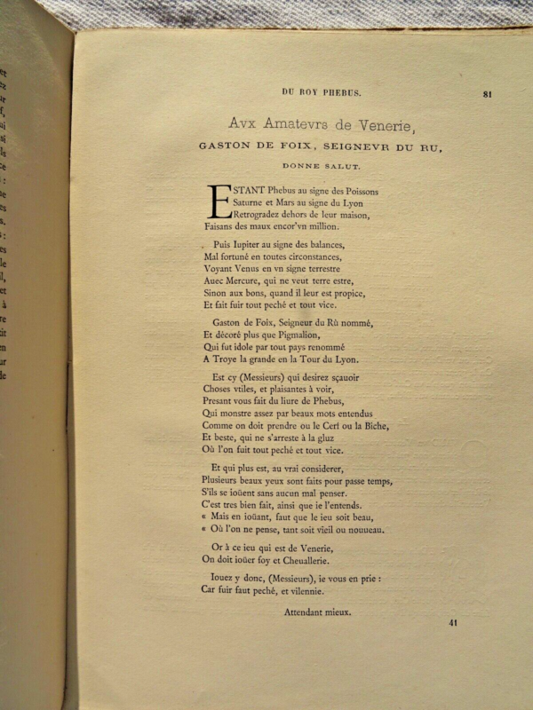 VENERIE DE IACQVES DU FOVILLOUX 1888 – Image 5