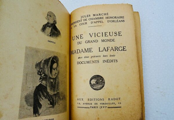 VICIEUSE DU GRAND MONDE MADAME LAFARGE / DOCUMENTS INEDITS – Image 6