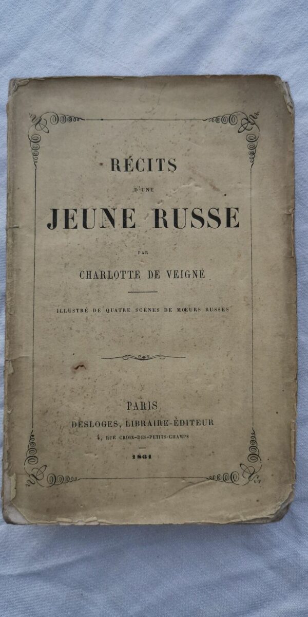 Veigné Récits d'une jeune russe 1861 – Image 3