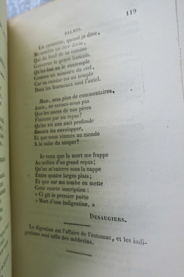 dîner L'art de diner en ville à l'usage des gens de Lettres... 1861 – Image 3