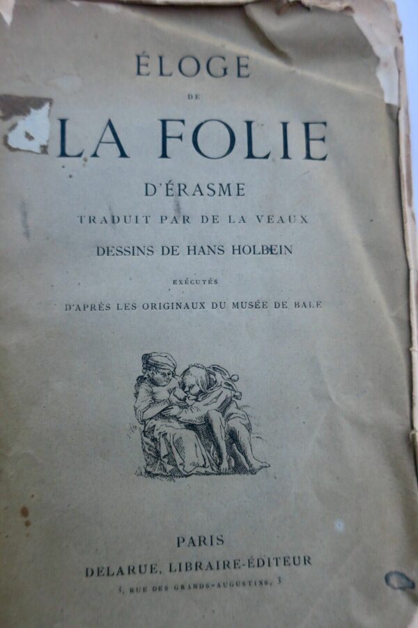 erasme Eloge de la Folie Dessins de Hans Holbein – Image 3