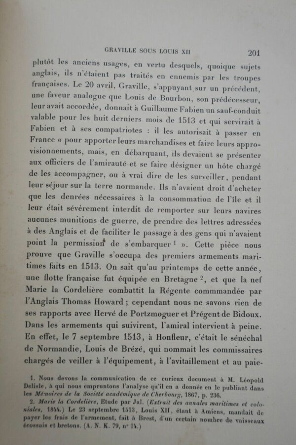 notice biographique sur louis Malet de Graville 1889 – Image 3