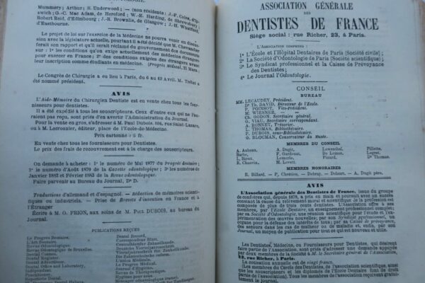 odontologie L'odontologie 1885 revue dentisterie – Image 8